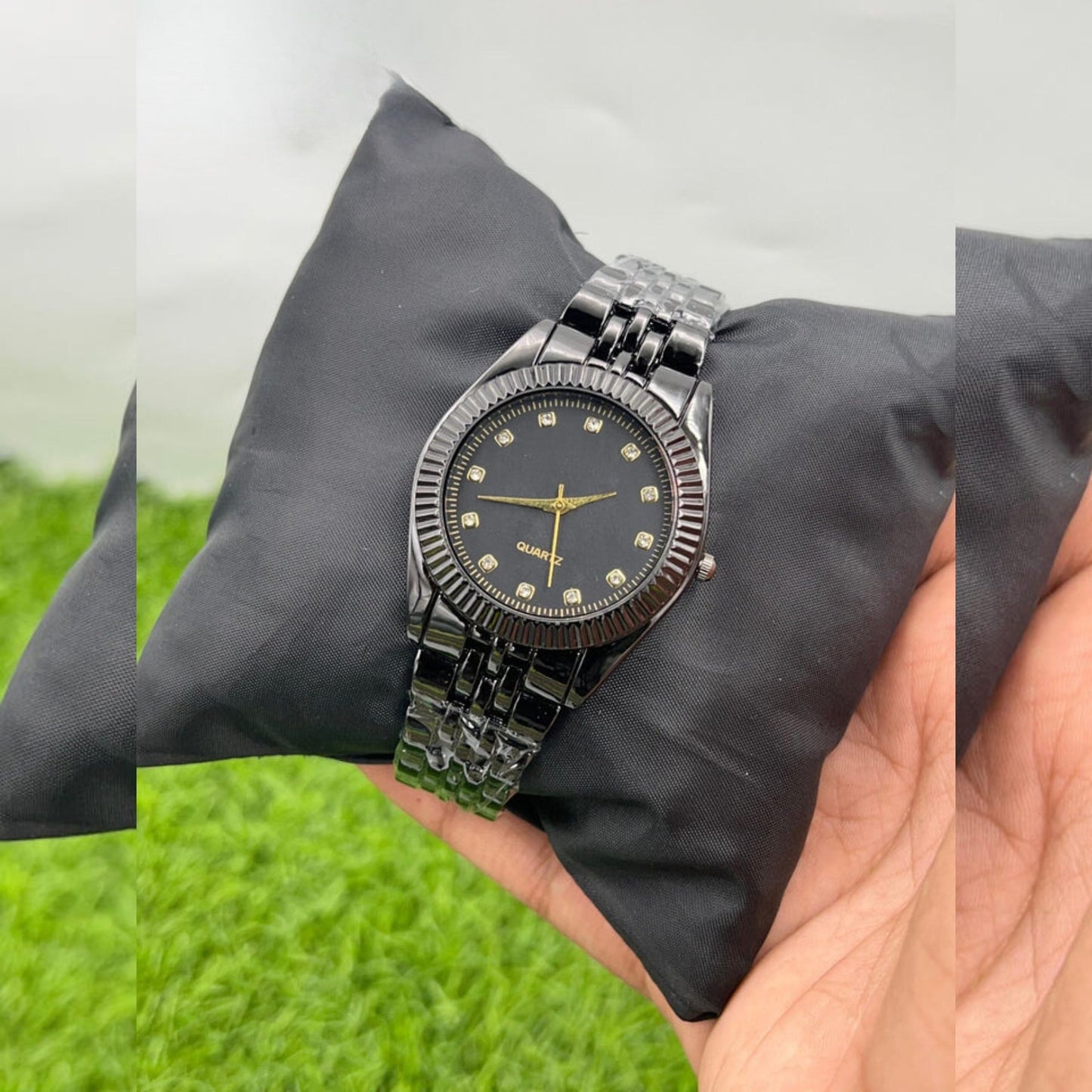 Top Quality Two Tone Stainless Steel chain Watch for Men and women