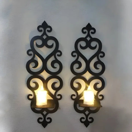 Beautiful 2-Piece wooden 3d Wall Sconce Set for Stylish Room Decoration