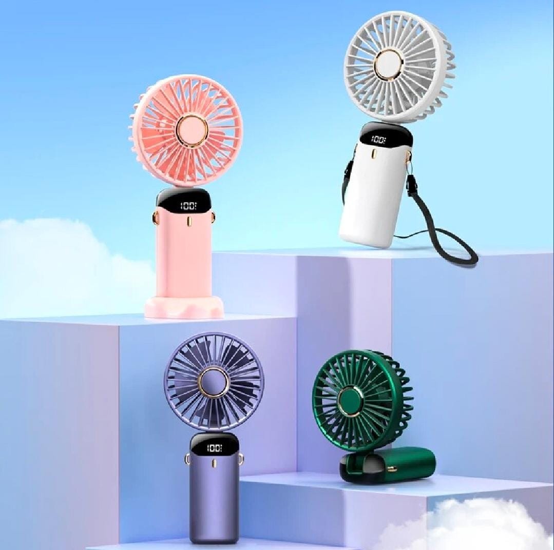 ARSIM Mini Fan Rechargeable /Hanheld Desktop USB Fan Electric Portable