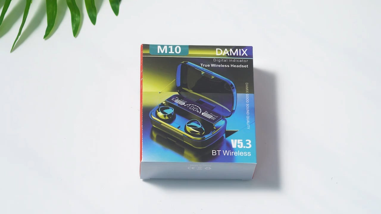 M10 Air buds Wireless Power bank Bluetooth