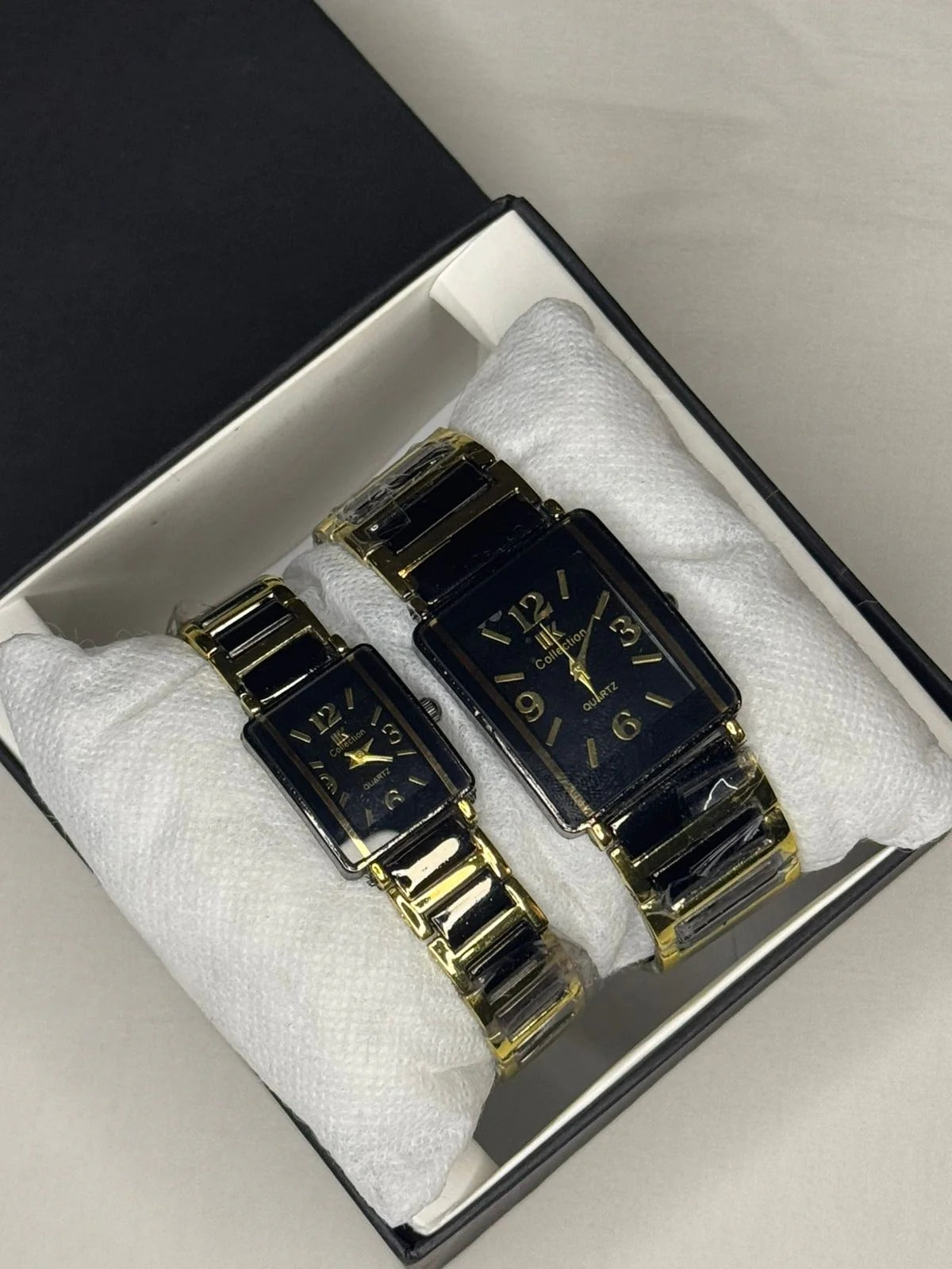 Two Tone Couple Watch