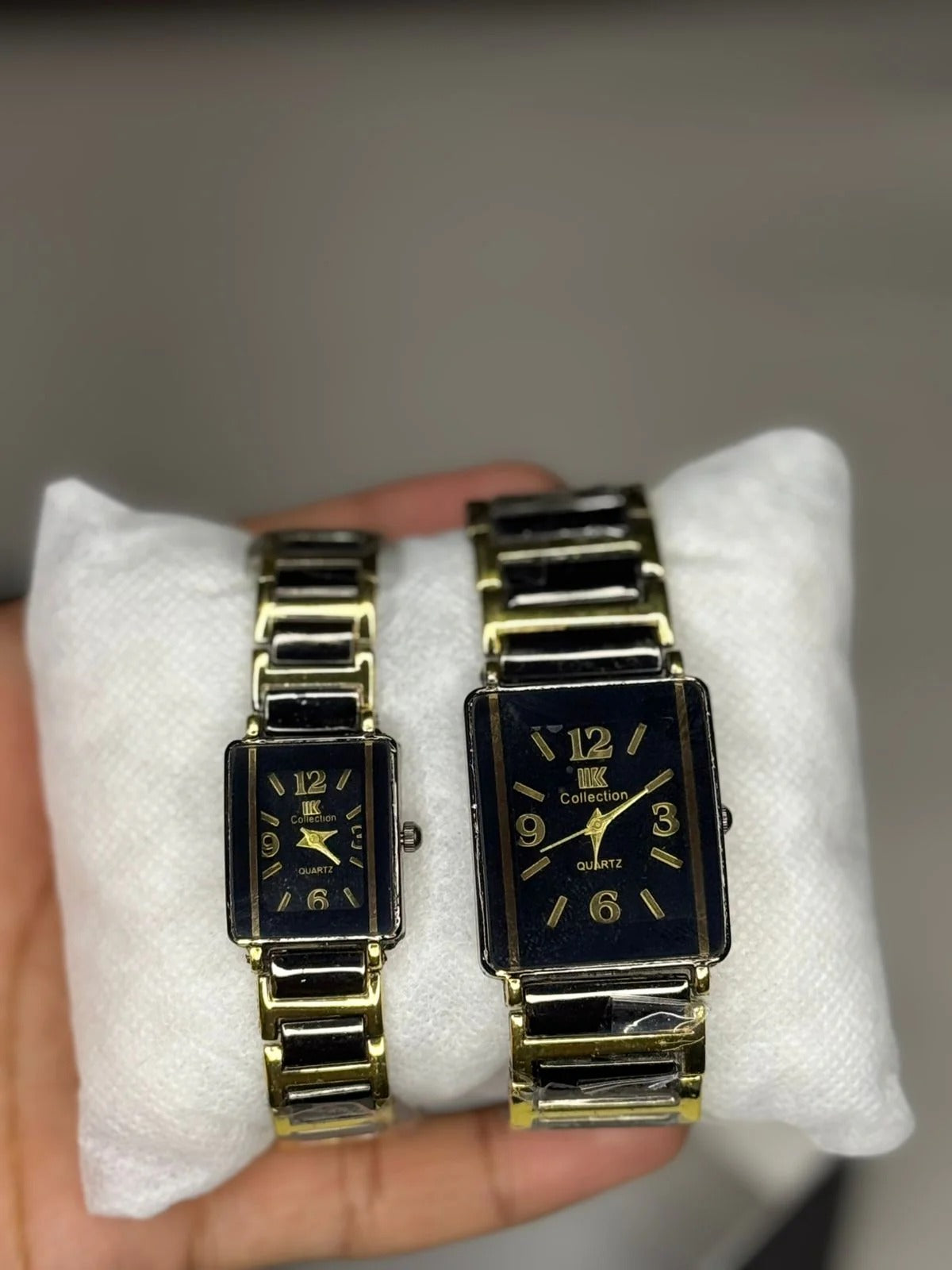 Two Tone Couple Watch