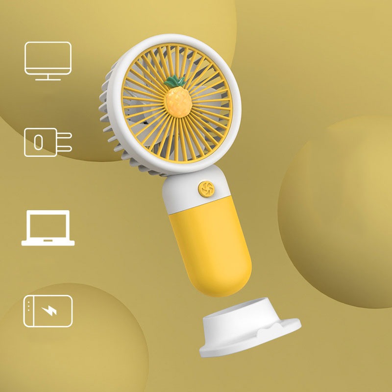 ARSIM Mini Fan Rechargeable /Hanheld Desktop USB Fan Electric Portable